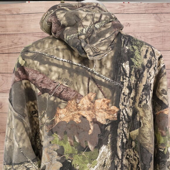 MOSSY OAK CAMO CAMOUFLAGE PULLOVER HOODIE MENS SIZE 2XL XXL - Picture 5 of 6